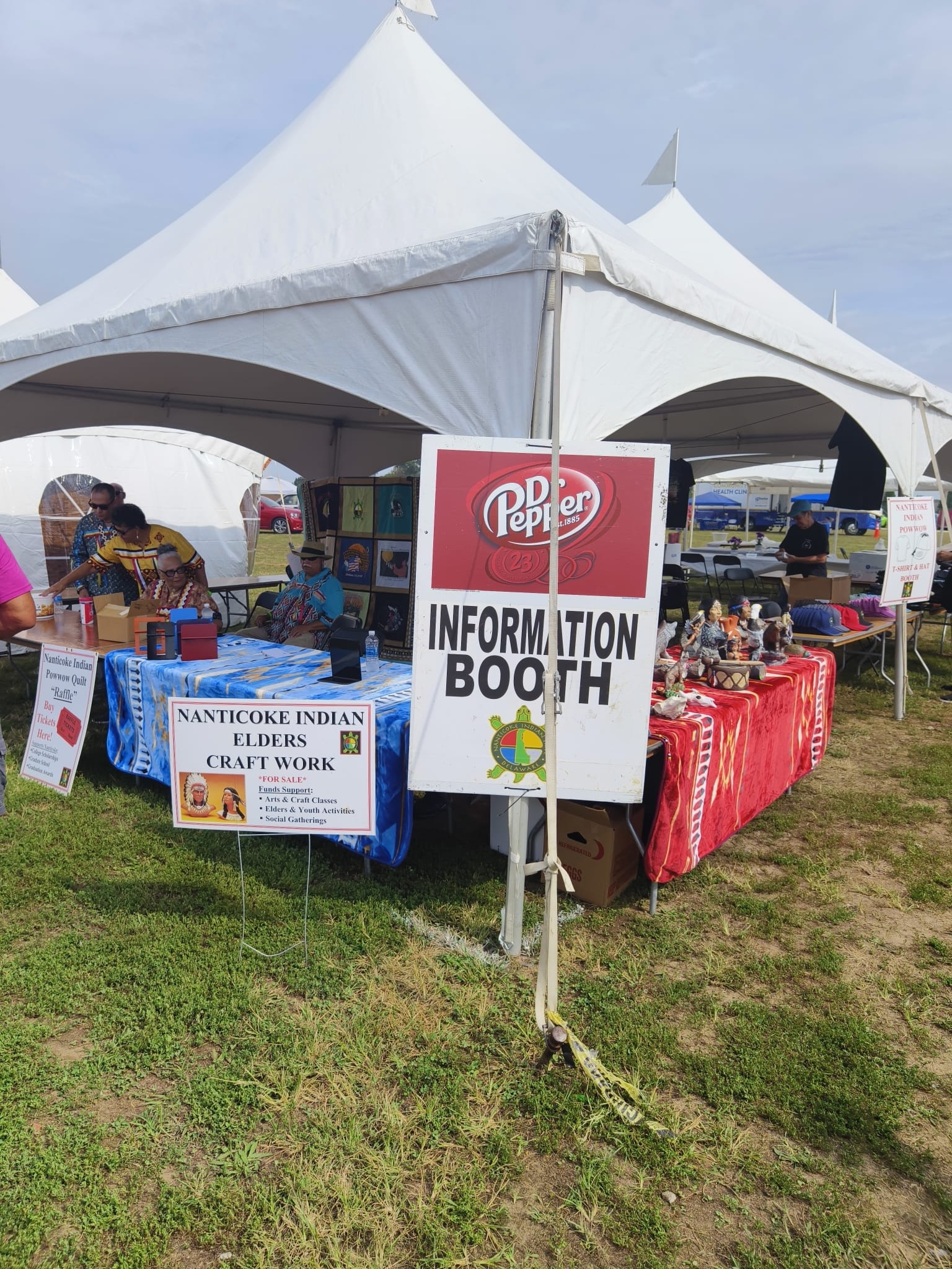 Nanticoke Indian Elders Craft Work booth