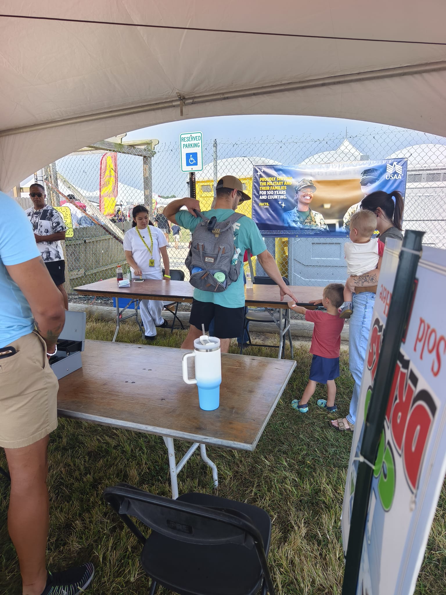 Native American Designs tent with traditional blankets and patterns
