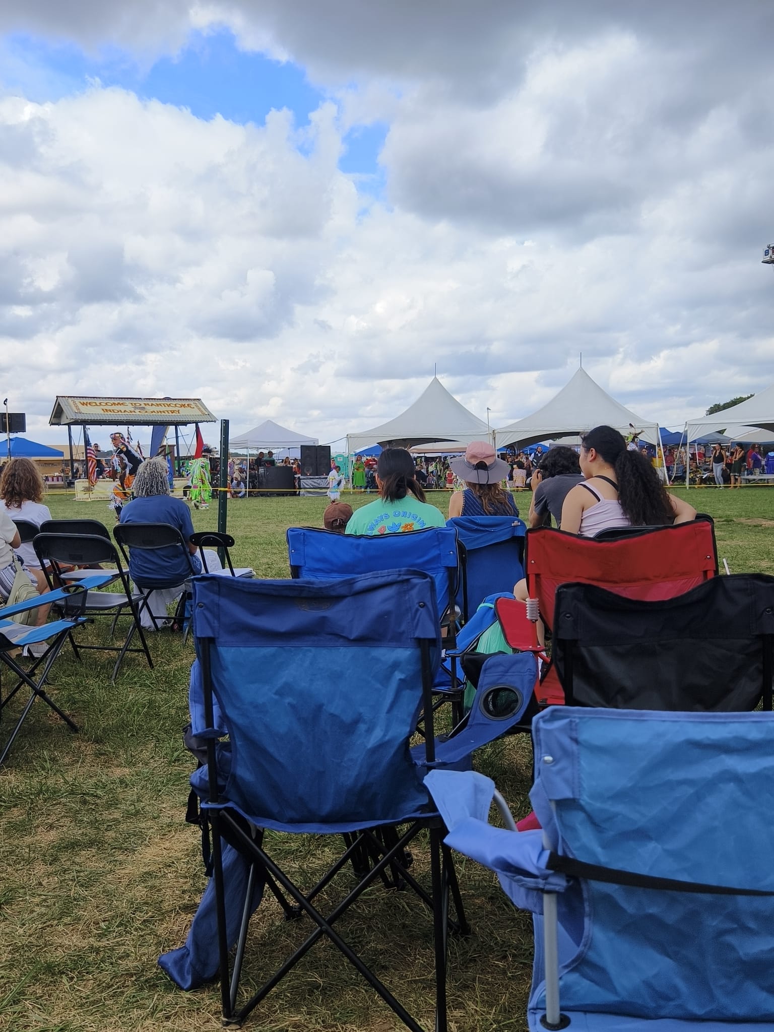 Traditional dance performance at the Nanticoke PowWow