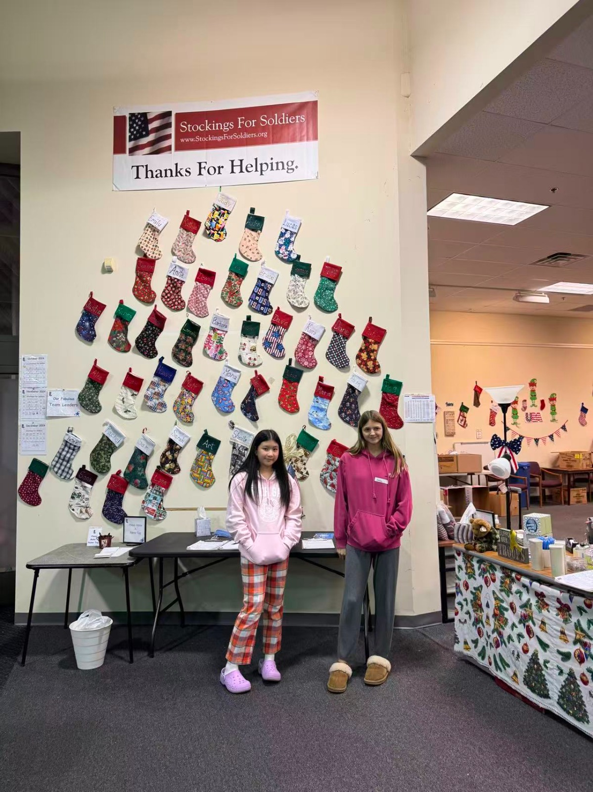 Troop holiday service project